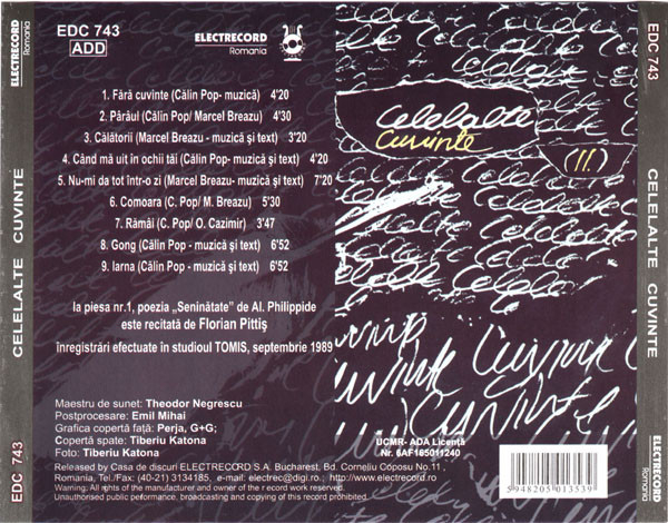 Celelalte Cuvinte - (II.), (CD) [2]