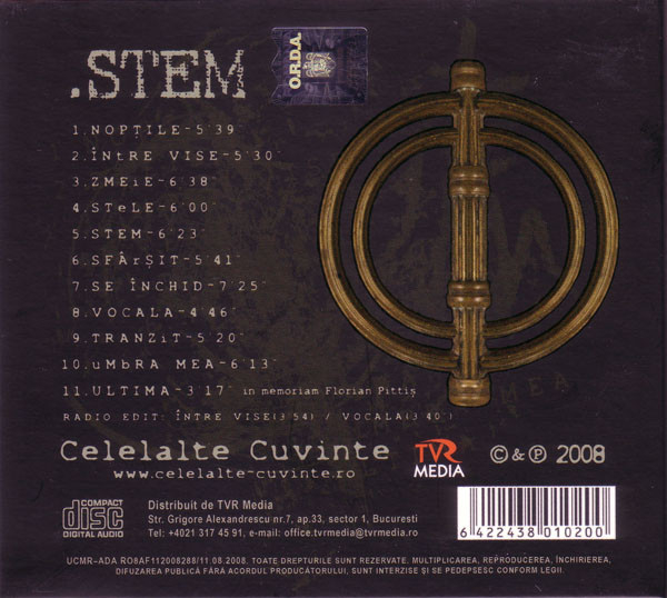 Celelalte Cuvinte - .Stem , (CD) [2]