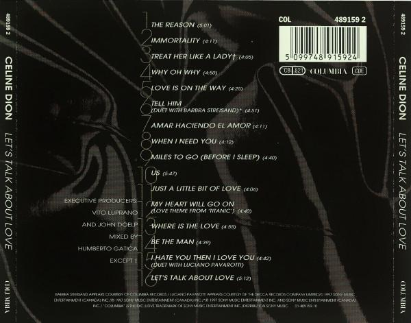Céline Dion - Let's Talk About Love (CD) [2]