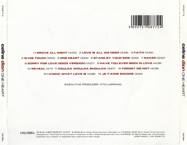 Celine Dion* – One Heart (CD) [2]