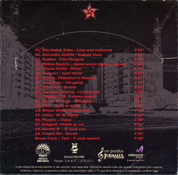 Cenzurat ∗ Cântece Interzise ∗ , (CD) [2]