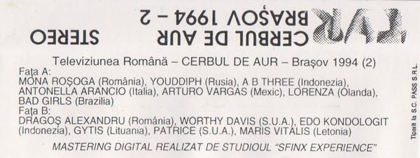 Cerbul De Aur = The Golden Stag (Brașov 1994) 2 (Caseta Audio) [2]