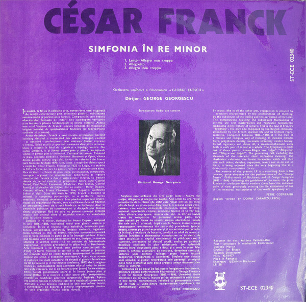 César Franck - Symphony In D Minor = Simfonia În Re Minor [2]