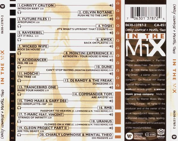 Charly Lownoise & Mental Theo - In The Mix (CD) [2]