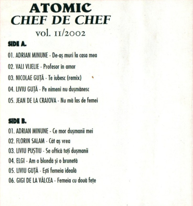 Chef de Chef vol. 11 (Caseta Audio) [2]
