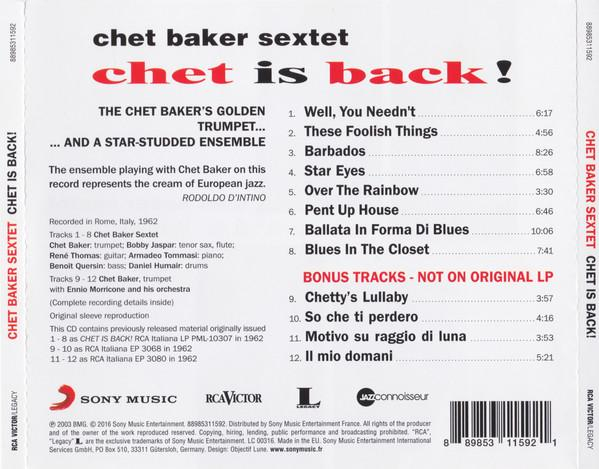 Chet Baker Sextet - Chet Is Back! [2]