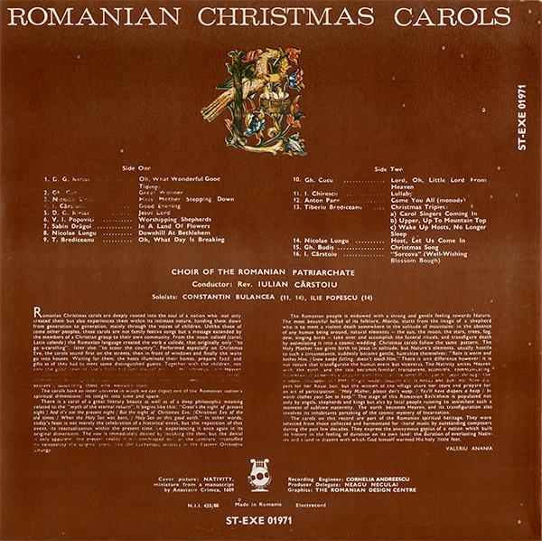 Choir of the Romanian Patriarchate - Romanian Christmas Carols = Colinde Românești De Crăciun [2]