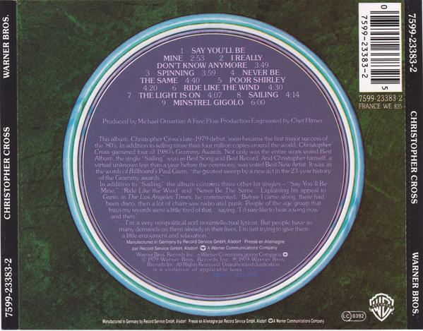 Christopher Cross - Christopher Cross (CD) [2]