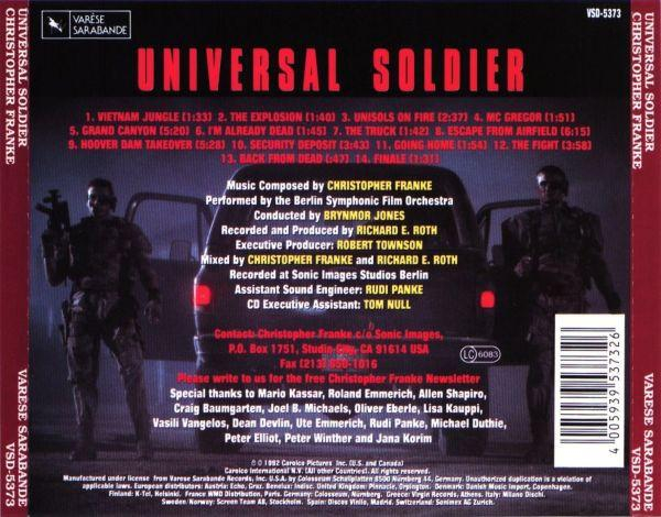 Christopher Franke - Universal Soldier (Original Motion Picture Soundtrack) [2]