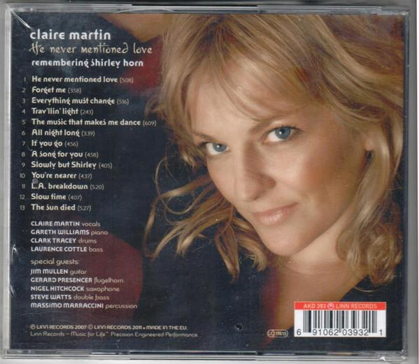 Claire Martin - He Never Mentioned Love (CD) [2]