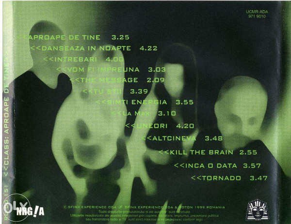 Class - Aproape De Tine , (CD) [2]