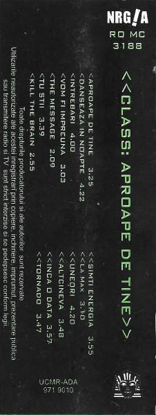 Class - Aproape De Tine , (Casetă Audio) [2]