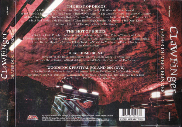 Clawfinger – Deafer Dumber Blinder (CD) [2]