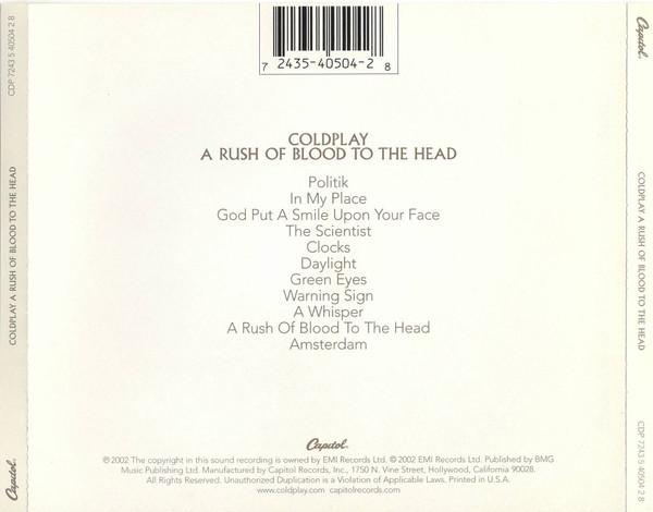 Coldplay - A Rush Of Blood To The Head (CD) [2]
