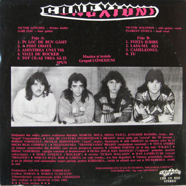 Conexiuni - Tot Ce-aș Vrea Să-ți Spun, (Disc Vinil) [2]