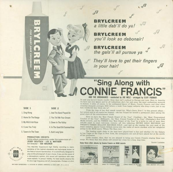 Connie Francis - Sing Along With Connie Francis (Disc Vinil) [2]