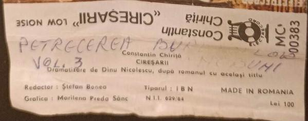 Constantin Chiriță - Cireșarii (Caseta Audio) [2]