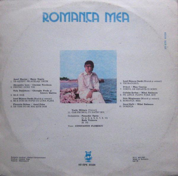 Constantin Florescu - Romanța Mea (Disc Vinil) [2]