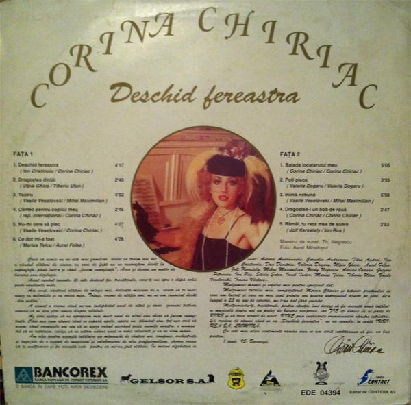 Corina Chiriac - Deschid Fereastra, (Disc Vinil) [2]