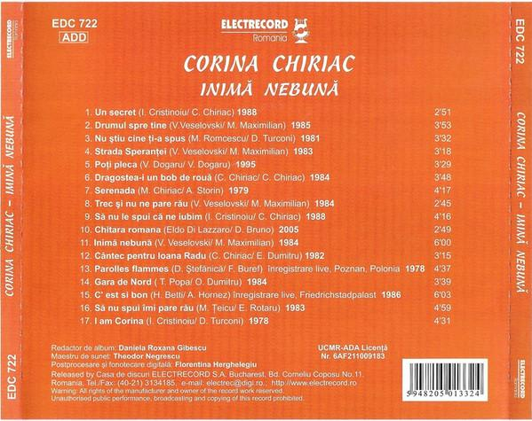 Corina Chiriac - Inimă Nebună (Mari Succese Vol. 3) [2]