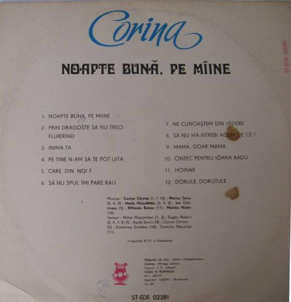 Corina Chiriac - Noapte Bună, Pe Mîine [2]