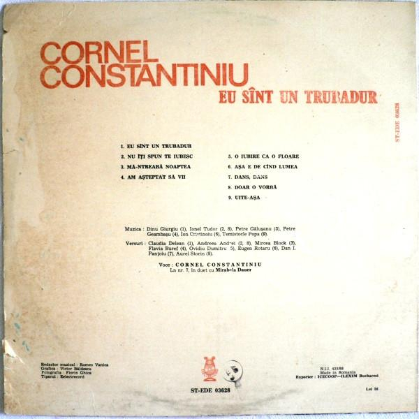Cornel Constantiniu - Eu Sînt Un Trubadur [2]