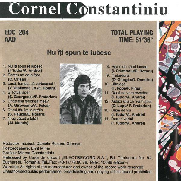 Cornel Constantiniu - Nu Îți Spun Te Iubesc [2]