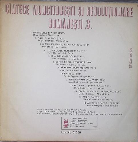 Corul Ansamblului „Doina” al Armatei - Cîntece Muncitorești Și Revoluționare Românești .3. [2]