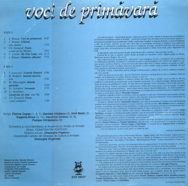 Corul Ansamblului „Doina” al Armatei - Voci De Primăvară [2]