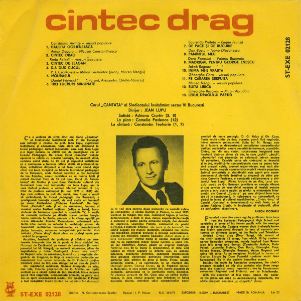 Corul Cantata - Cîntec Drag [2]