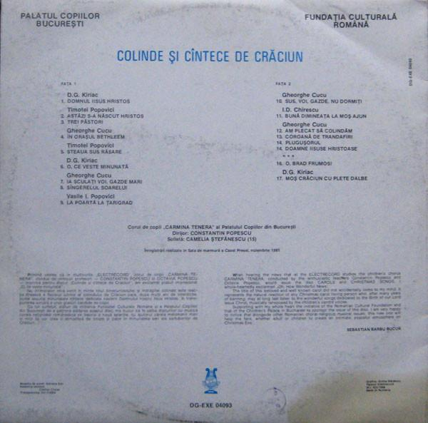 Corul Carmina Tenera - Colinde Și Cântece De Crăciun [2]