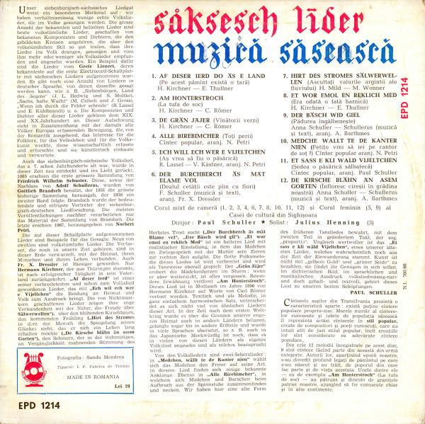 Corul Casei de cultură din Sighișoara - Muzică Săsească [2]