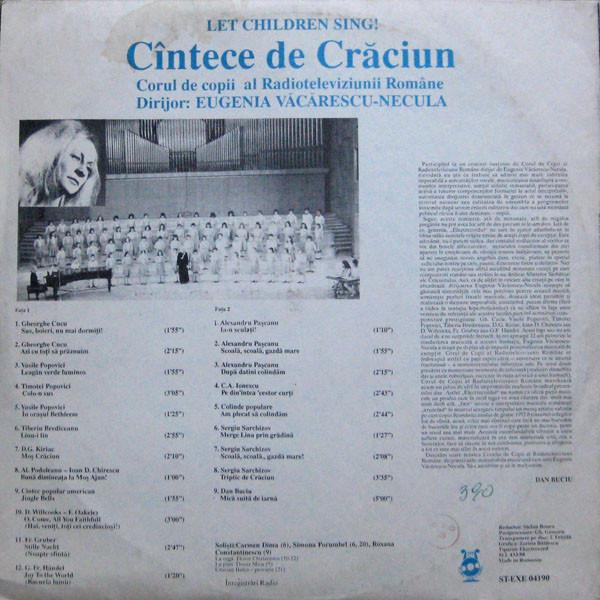 Corul de copii al Radioteleviziunii Române - Cîntece De Crăciun (Let Children Sing!), (Disc Vinil) [2]