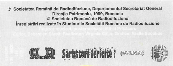Corul De Copii Al Radioteleviziunii Române - Sărbători Fericite! (Colinde) [2]