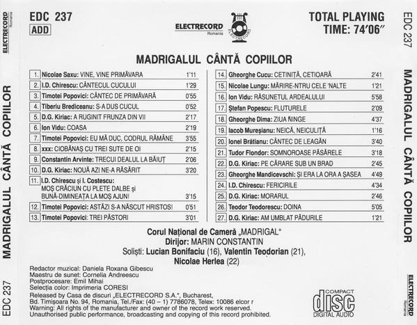 Corul Madrigal - Madrigalul Cântă Copiilor [2]