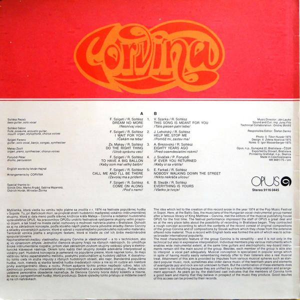 Corvina - Corvina, (Disc Vinil) [2]