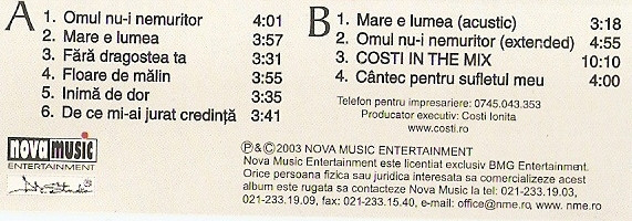 Costi* – Pentru Suflet (CASETA) [2]