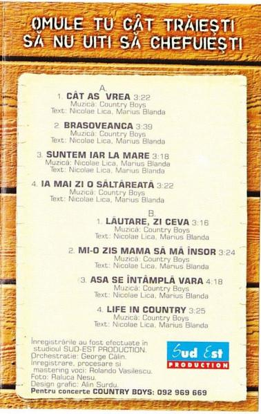 Country Boys - Ia Mai Zi O Săltăreață, (Casetă Audio) [2]