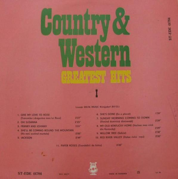 Country & Western Greatest Hits I [2]