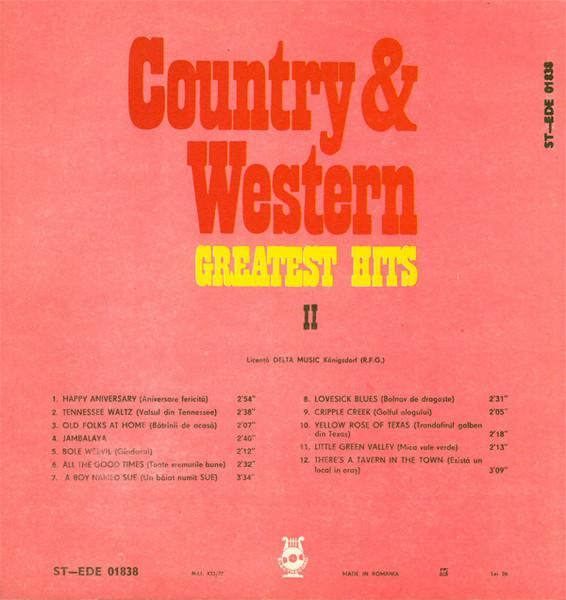 Country & Western Greatest Hits II [2]