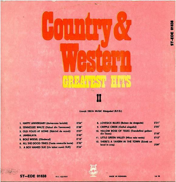 Country & Western Greatest Hits II (Disc Vinil) [2]