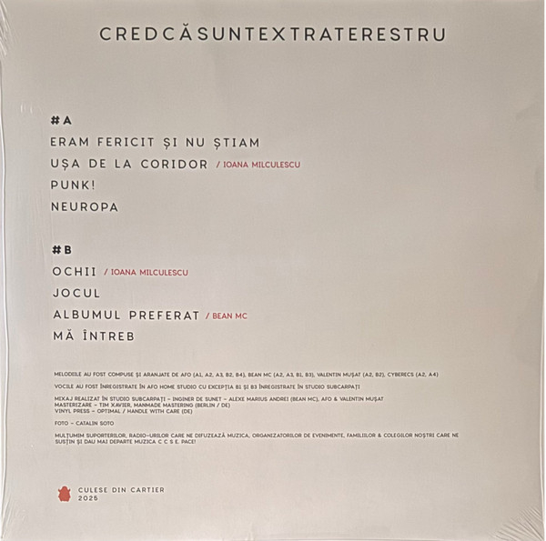 Cred Că Sunt Extraterestru – Neuropa (Disc Vinil) [2]