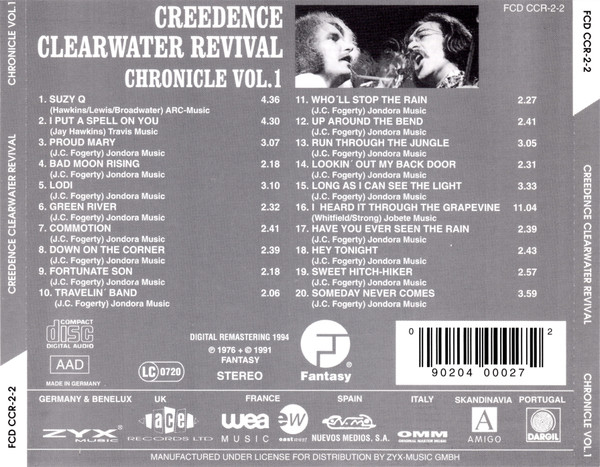 Creedence Clearwater Revival - Chronicle - The 20 Greatest Hits (CD) [2]