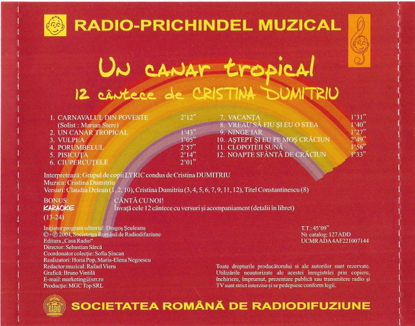 Cristina Dumitriu – Un Canar Tropical (CD) [2]