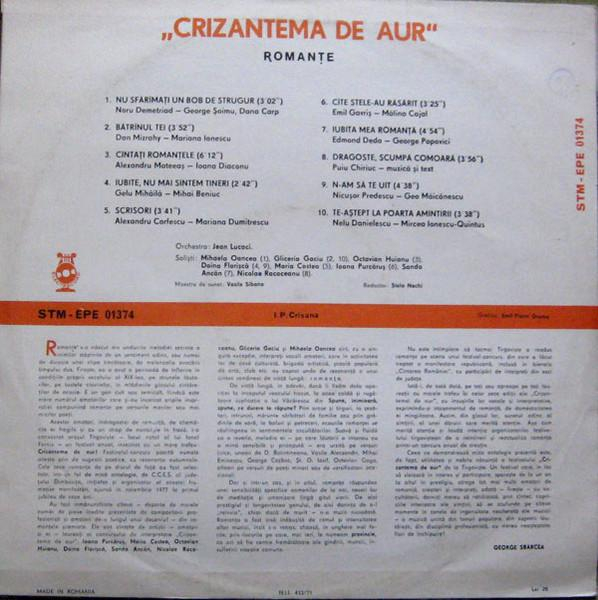 Crizantema De Aur (Romanțe) [2]