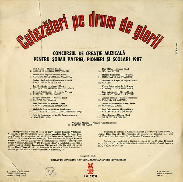Cutezători Pe Drum De Glorii, (Disc Vinil) [2]
