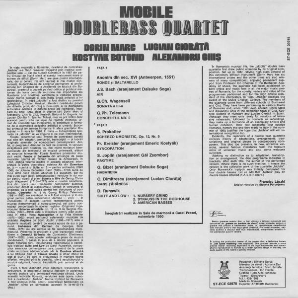 Cvartetul de contrabași „Mobile” - Mobile Doublebass Quartet [2]