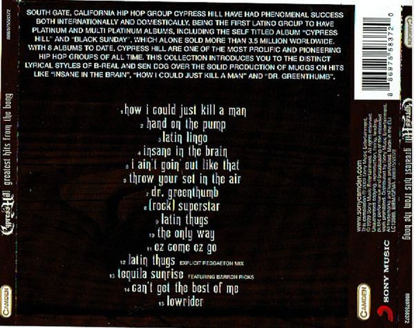 Cypress Hill – Greatest Hits From The Bong (CD) [2]