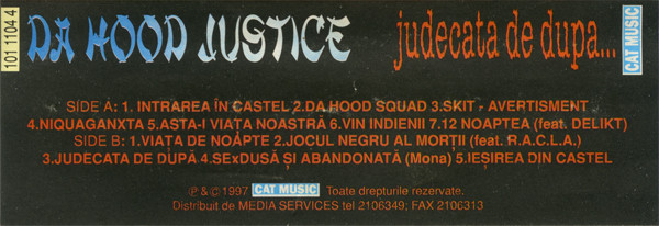 Da Hood Justice - Judecata De Dupa… (Caseta Audio) [2]