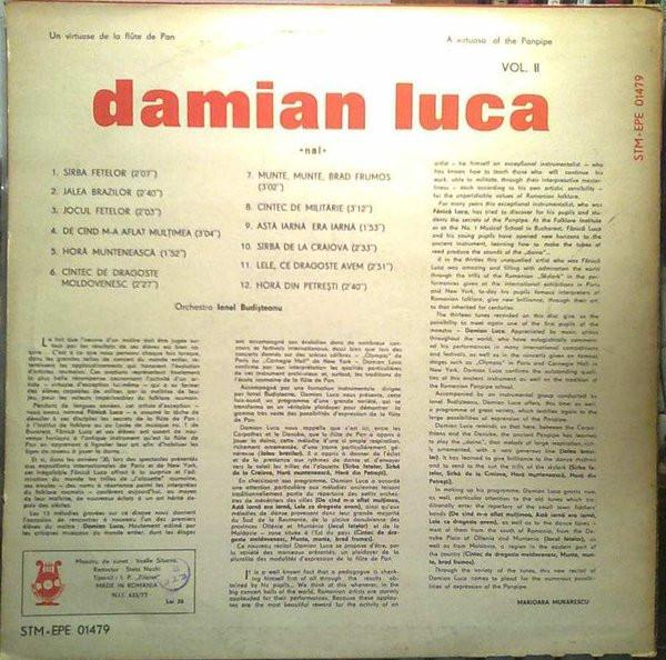 Damian Luca - Un Virtuose De La Flûte De Pan Vol. II / A Virtuoso Of The Pan-Pipe Vol. II [2]